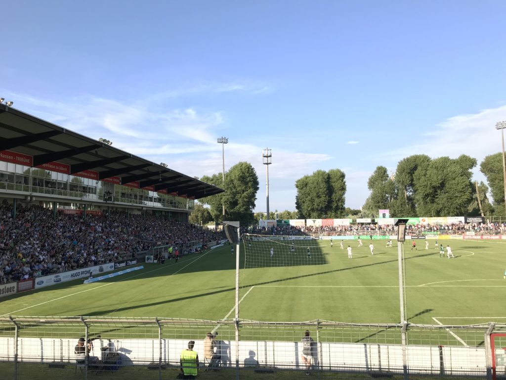 Tribüne des VfB Lübeck